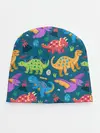 Детская шапка / Арт с динозаврами