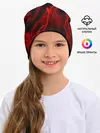 Детская шапка / МОЛНИЯ RED NEON