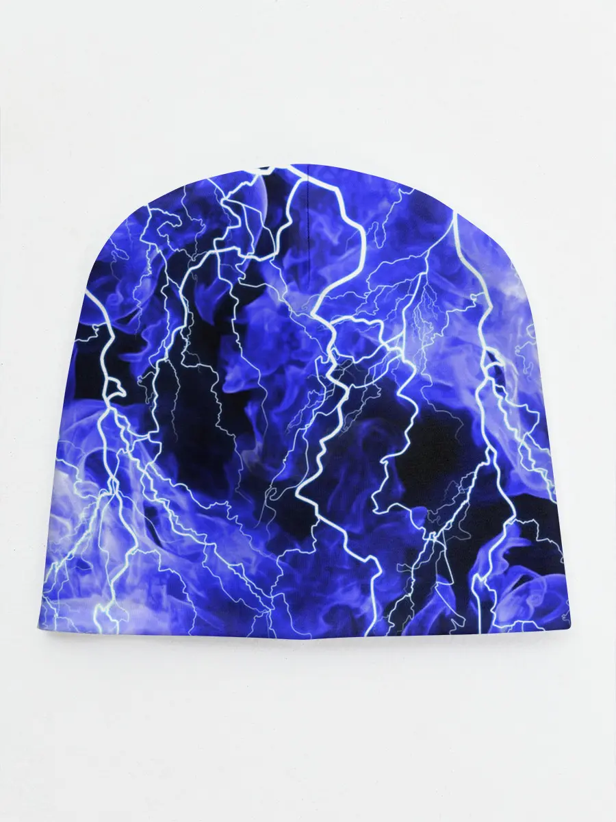 Детская шапка / МОЛНИЯ BLUE