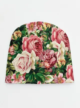 Детская шапка / ЦВЕТЫ / FLOWERS / 8 МАРТА