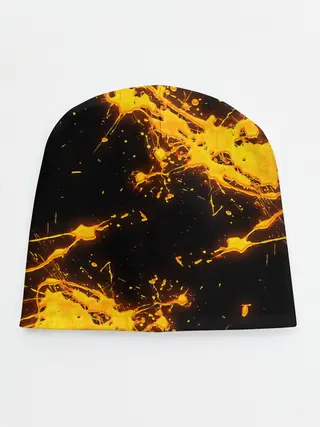 Детская шапка / БРЫЗГИ КРАСКИ NEON