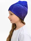 Детская шапка / СИНИЙ КОСМОС