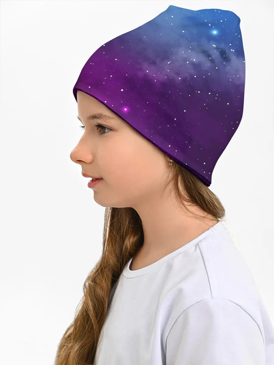 Детская шапка / НЕОНОВЫЙ КОСМОС