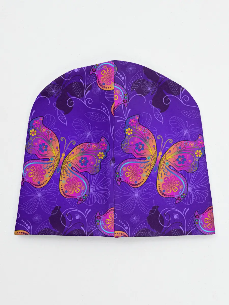 Детская шапка / БАБОЧКИ ПАТТЕРН | BUTTERFLY PATTERN