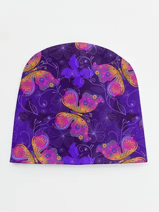 Детская шапка / БАБОЧКИ ПАТТЕРН | BUTTERFLY PATTERN