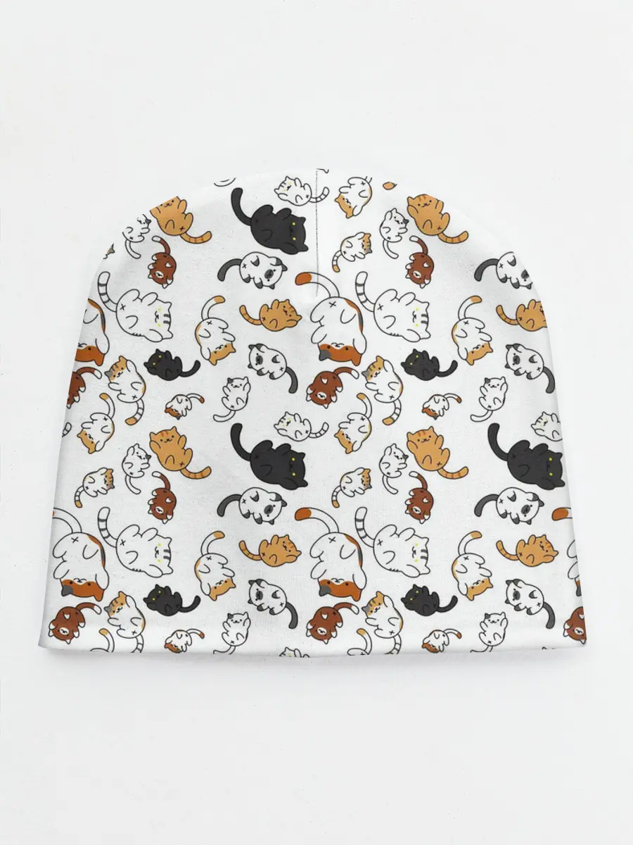 Детская шапка / Котики.