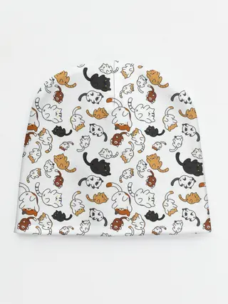 Детская шапка / Котики.