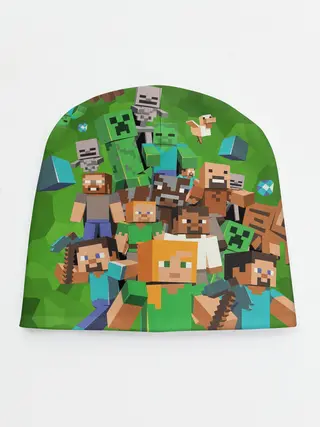Детская шапка / Minecraft