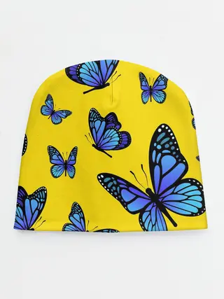 Детская шапка / БАБОЧКИ