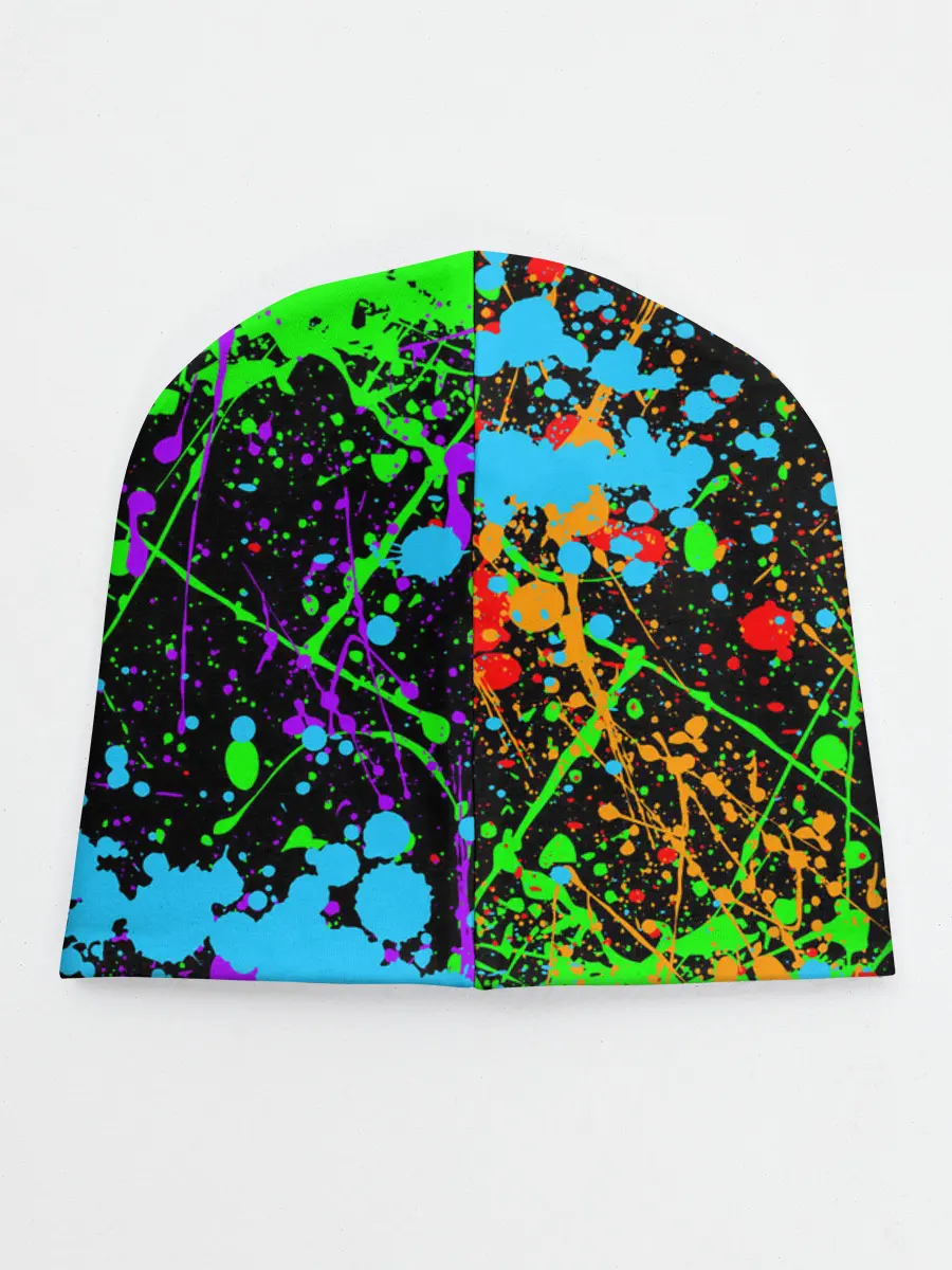 Детская шапка / БРЫЗГИ КРАСОК
