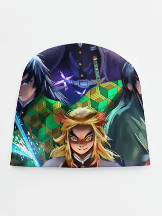 Детская шапка / KIMETSU NO YAIBA вместе