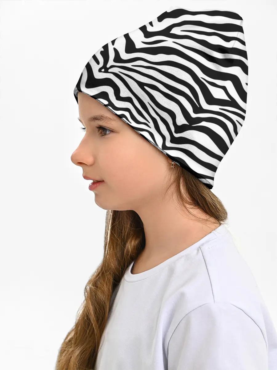 Детская шапка / Я зебра