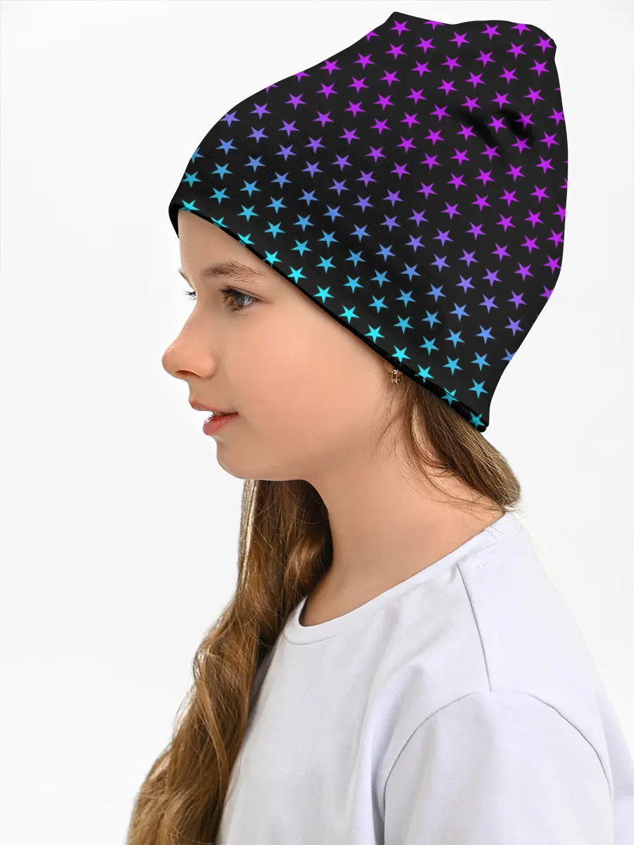 Детская шапка / НЕОНОВЫЕ ЗВЁЗДЫ