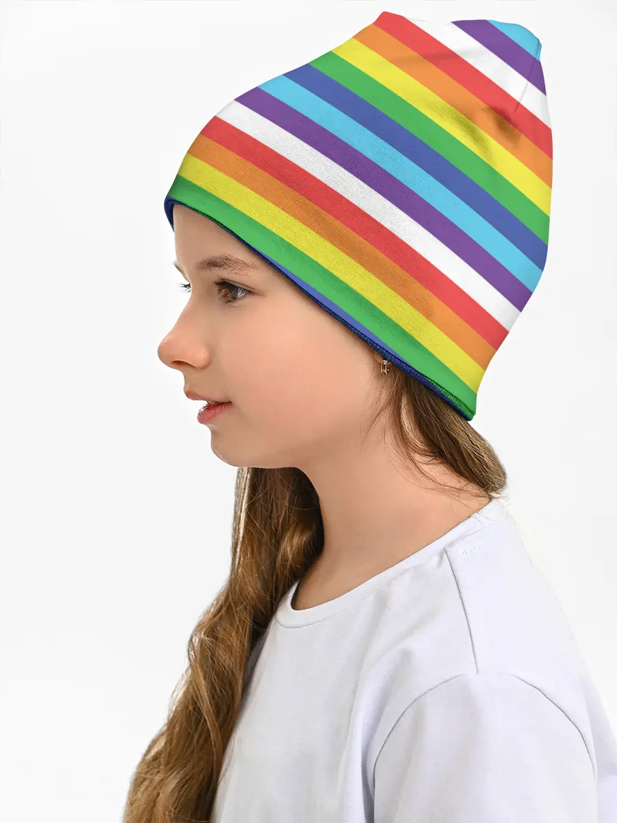 Детская шапка / Радужные полосы