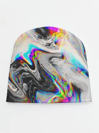 Детская шапка / DIGITAL ABSTRACT GLITCH | ГЛИТЧ