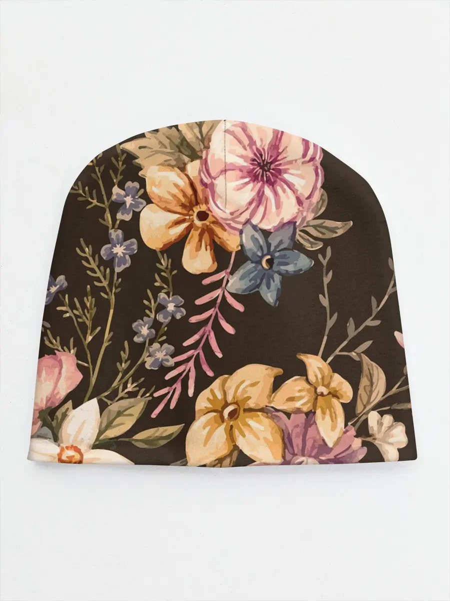 Детская шапка / цветы