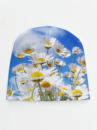 Детская шапка / Ромашки