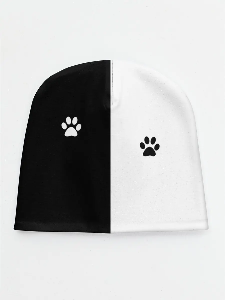 Детская шапка / Кошачьи следы