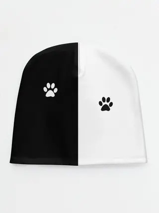 Детская шапка / Кошачьи следы