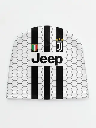 Детская шапка / Ювентус в сетку