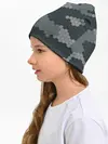 Детская шапка / КАМУФЛЯЖ СОТЫ