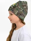 Детская шапка / Автомобильные войска камуфляж