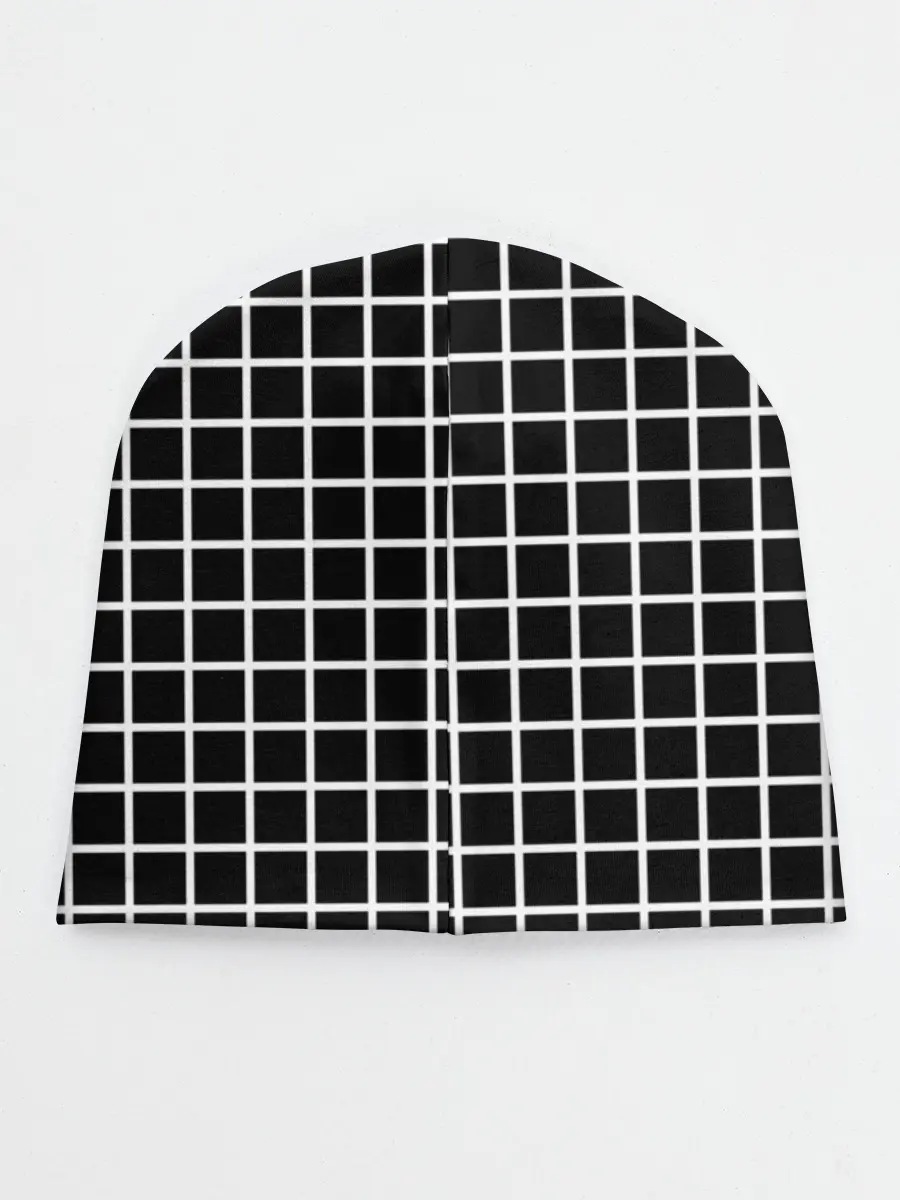 Детская шапка / Клечатая