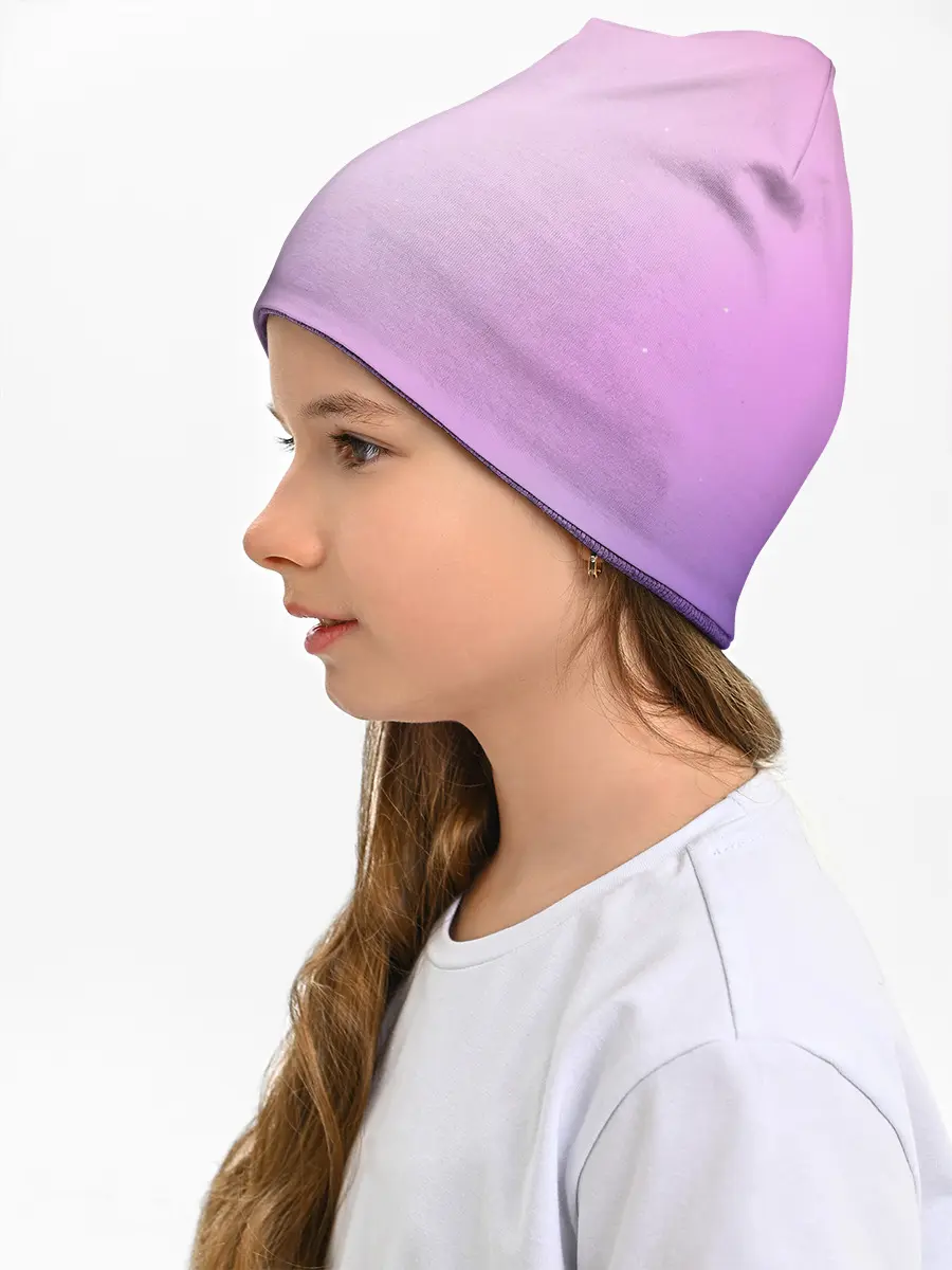 Детская шапка / Нежный фиолет