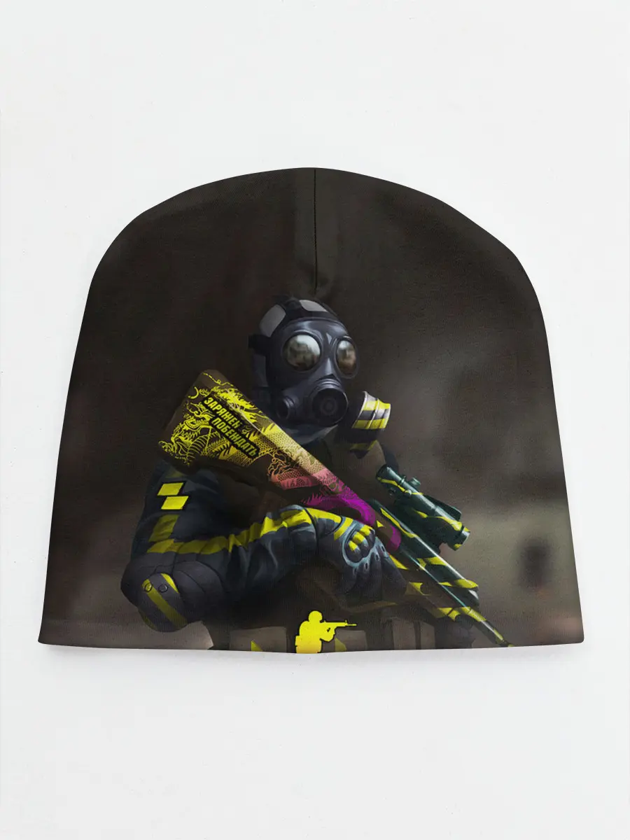 Детская шапка / CS:GO ЗАРЯЖЕН ПОБЕЖДАТЬ