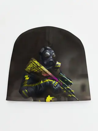 Детская шапка / CS:GO ЗАРЯЖЕН ПОБЕЖДАТЬ