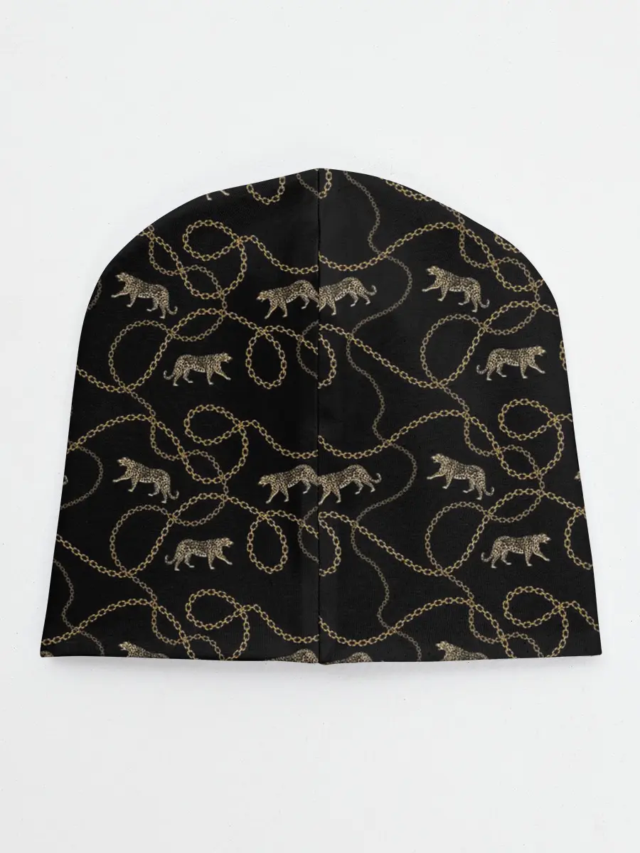 Детская шапка / Леопарды и цепи