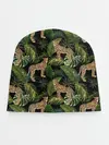 Детская шапка / Леопарды на ветках