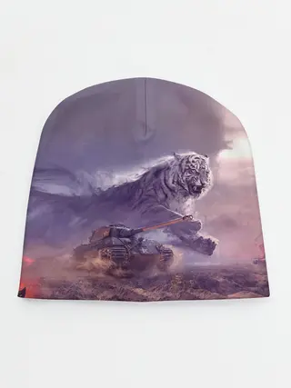 Детская шапка / Танк