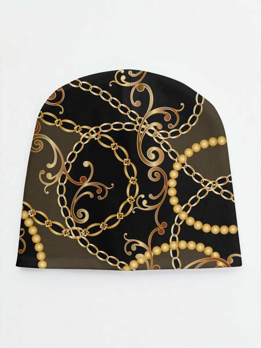 Детская шапка / Золотая цепь и бусы