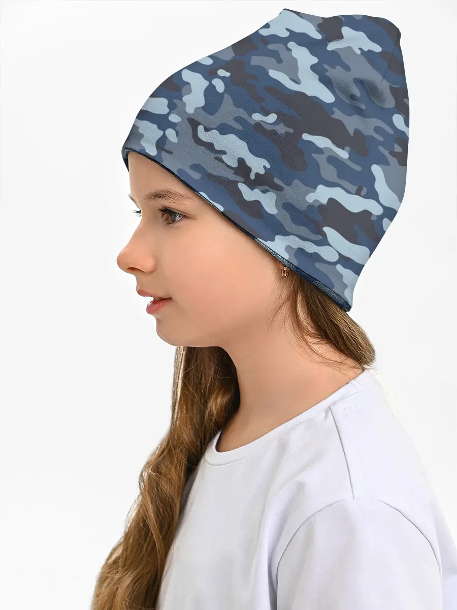 Детская шапка / Камуфляж МВД