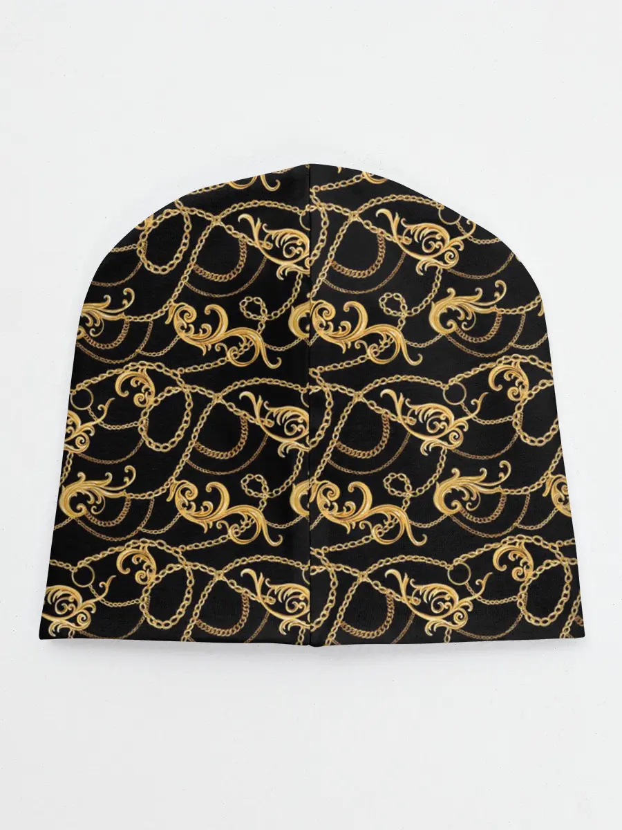 Детская шапка / Завитушки и цепи