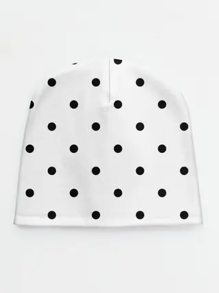 Детская шапка / горошек