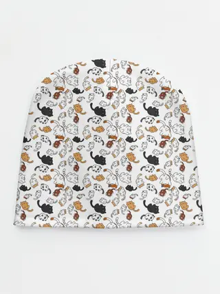 Детская шапка / Котики