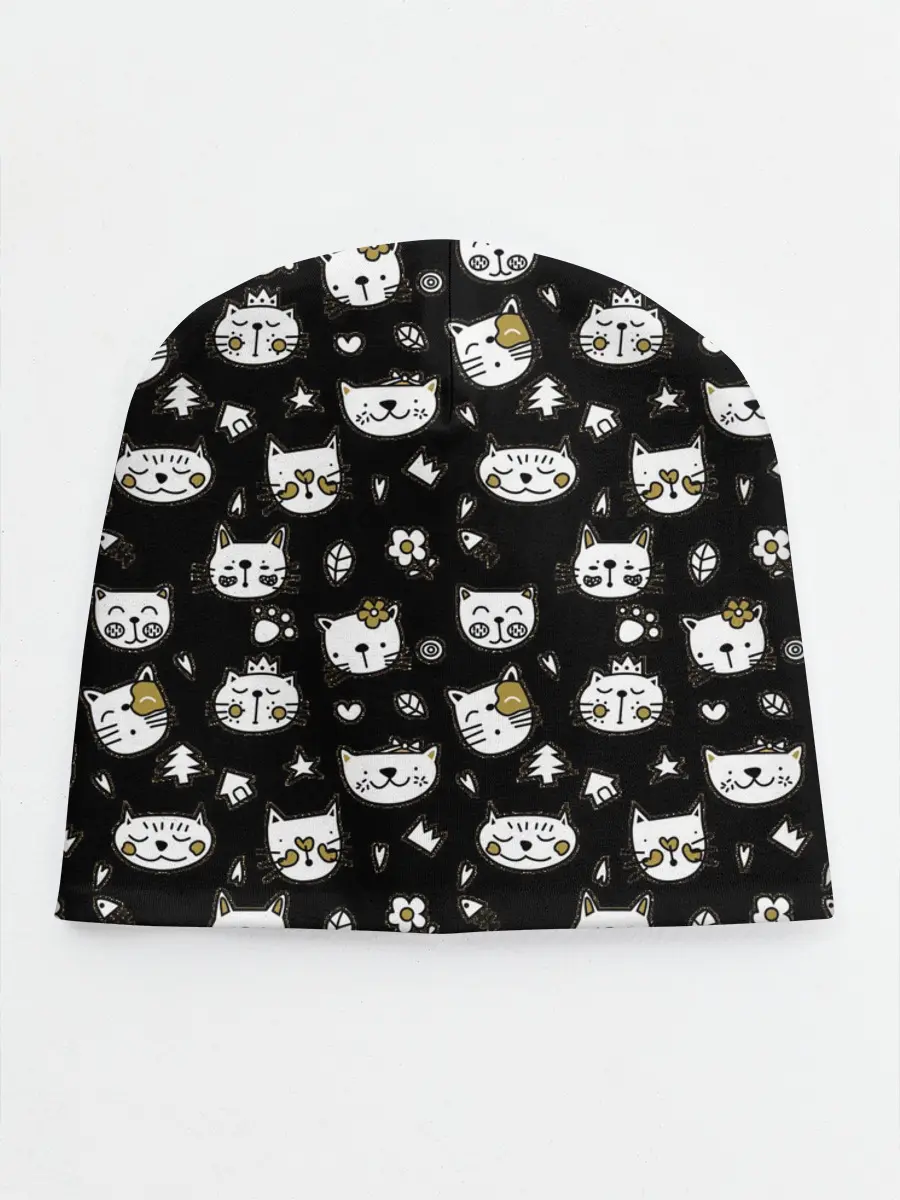 Детская шапка / Котики