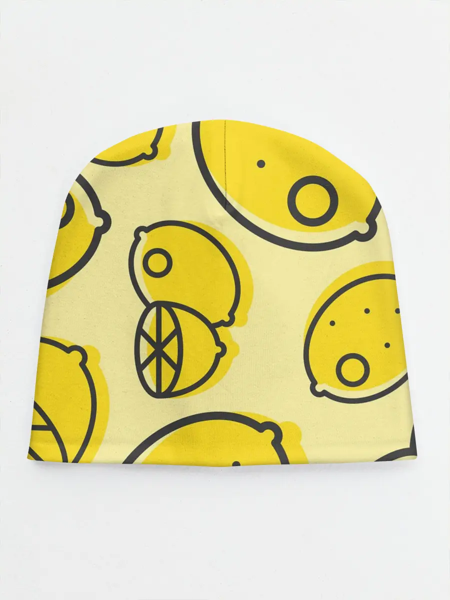 Детская шапка / Лимончики