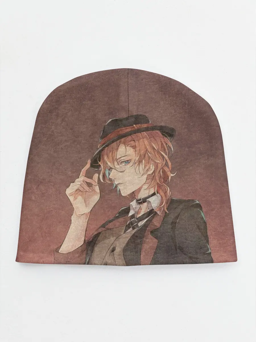 Детская шапка / Чуя Накахар на состаренном фоне