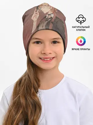 Детская шапка / Чуя Накахар на состаренном фоне