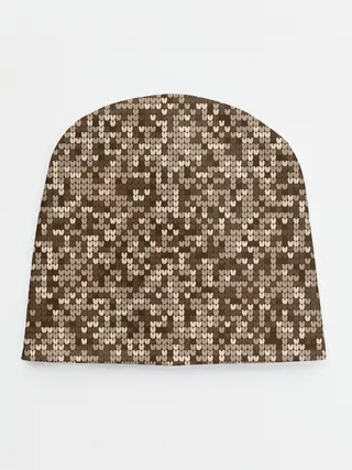 Детская шапка / ВЯЗАНЫЙ КАМУФЛЯЖ