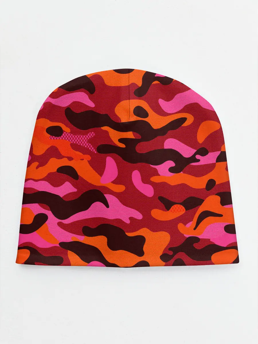 Детская шапка / CAMOUFLAGE RED