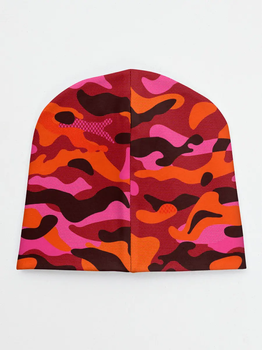 Детская шапка / CAMOUFLAGE RED