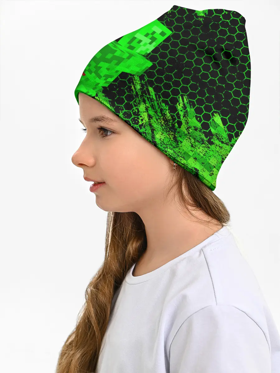Детская шапка / MINECRAFT CREEPER