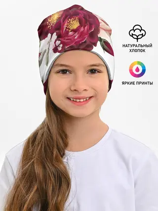 Детская шапка / Розы
