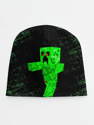 Детская шапка / MINECRAFT CREEPER