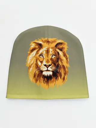 Детская шапка / Лев