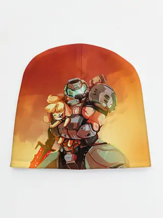 Детская шапка / ANIMAL CROSSING x DOOM ETERNAL